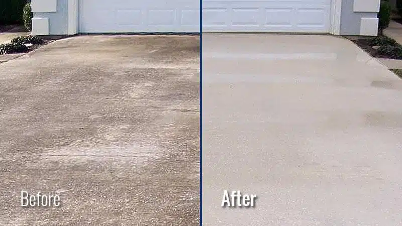 pressure washing driveway slidell