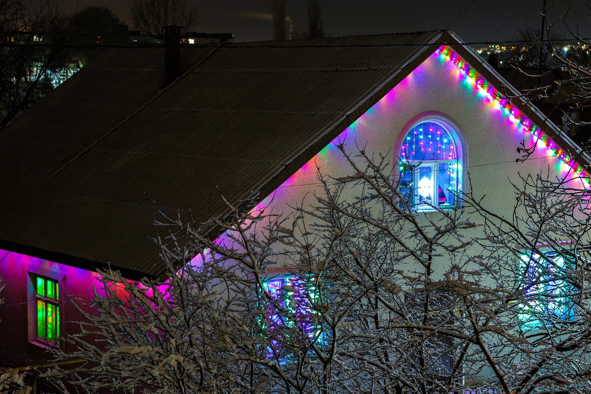 christmas light installation service in Slidell